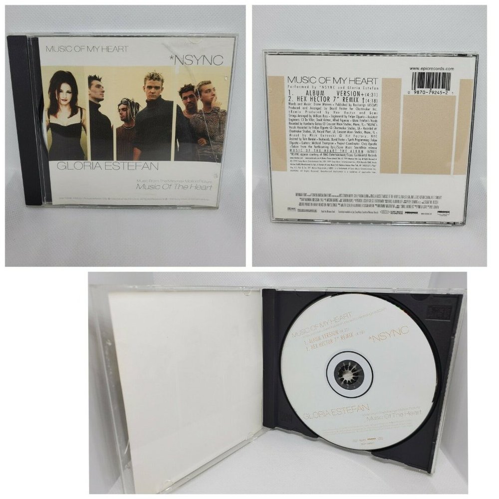 Music of My Heart CD NSYNC & Gloria Estefan